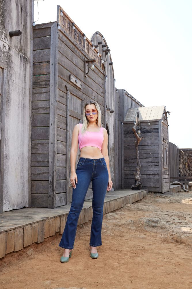 1/ HIGH-WAIST BOOTCUT